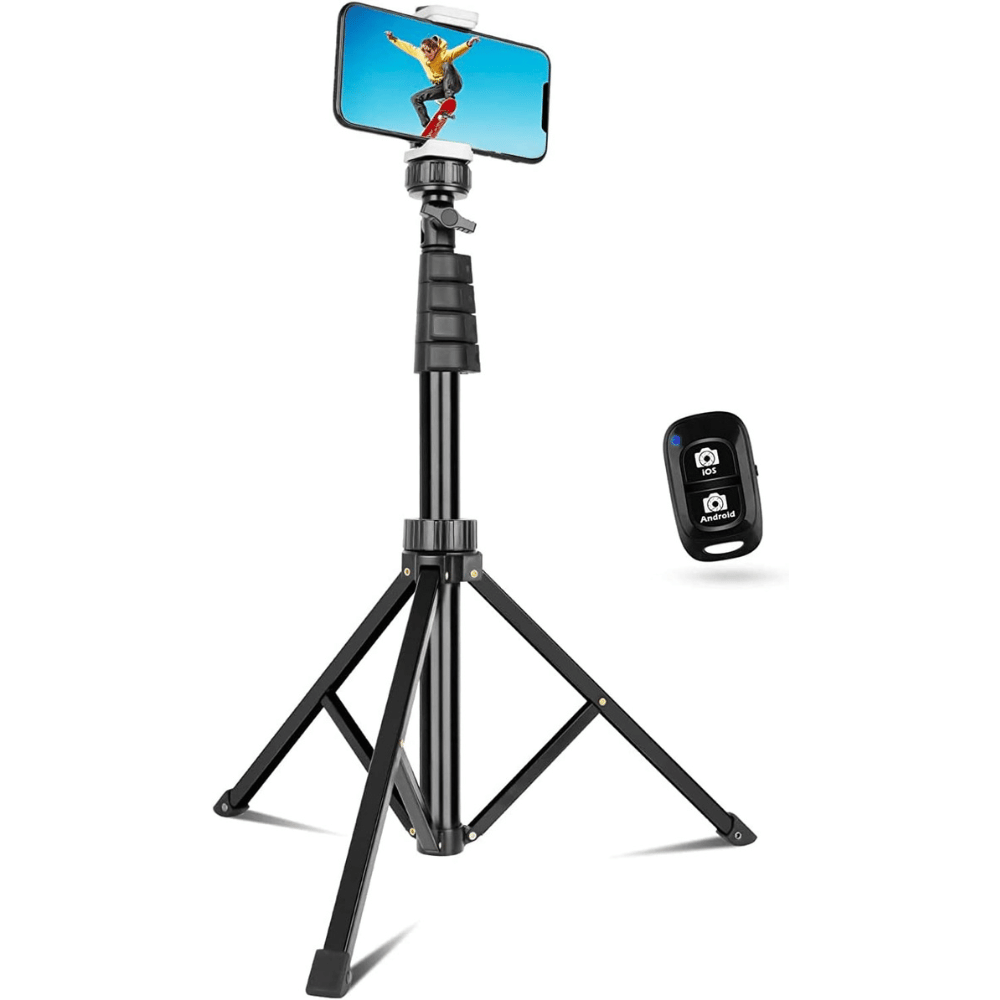 HAITENT Phone Floor Tripod Stand,7.2 Feet Retractable Adjustable Gooseneck  Cell Phone Tall Tripod Stand for iPhone 12 Pro Max,iPhone 11 Pro Max,iPhone