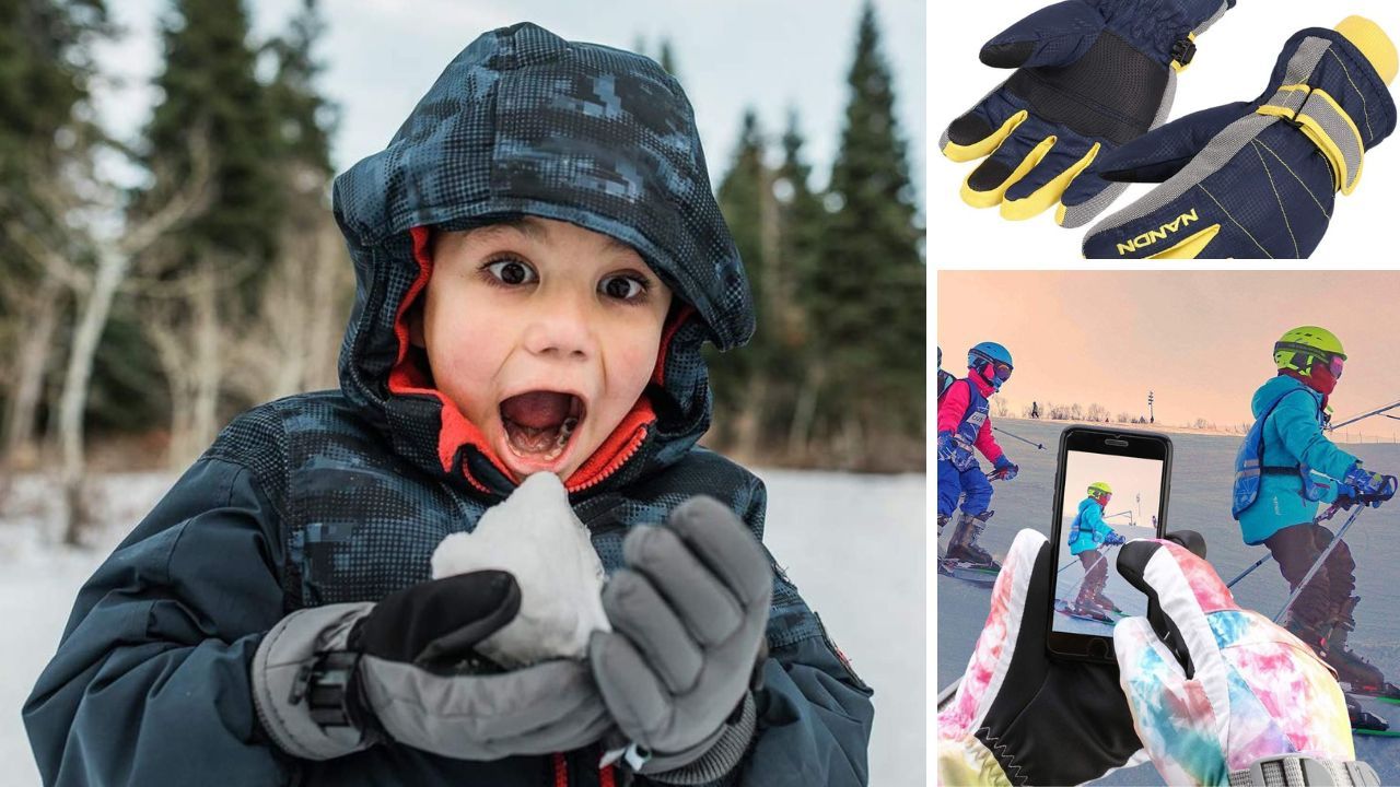 The Best Kids Ski Gloves to Keep Little Hands Warm & Cozy