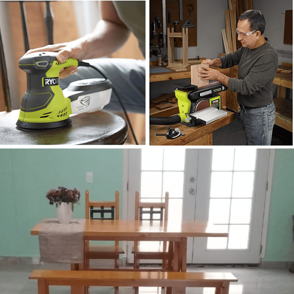 Sand the Stress Away Comparing 3 Ryobi Belt Sanders and 4 Orbit Power