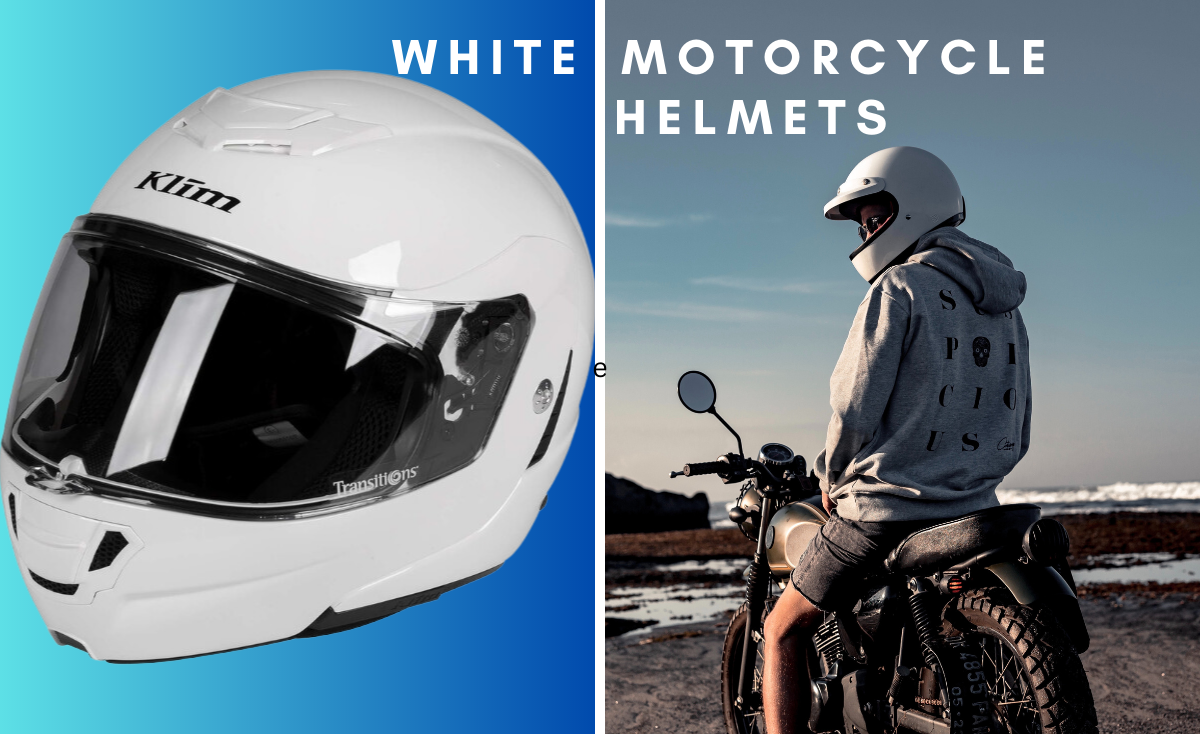 Find the Perfect Headgear for Your Ride With These 5 White Motorcycle