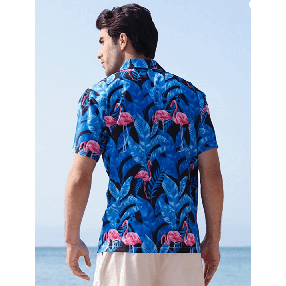 flamingo Hawaiian shirt