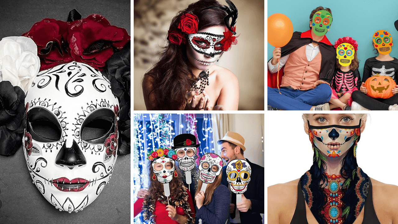 Day of the Dead Face Masks