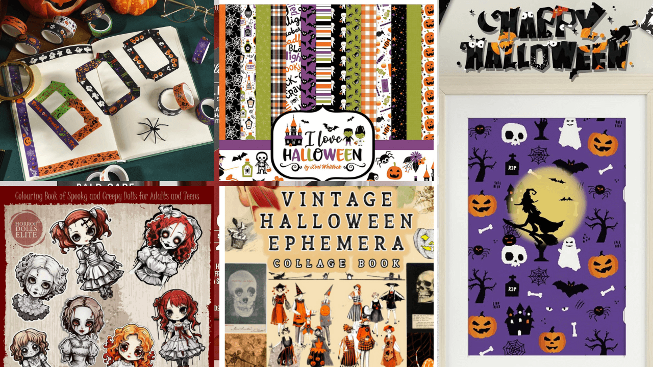 Halloween Scrapbook Paper