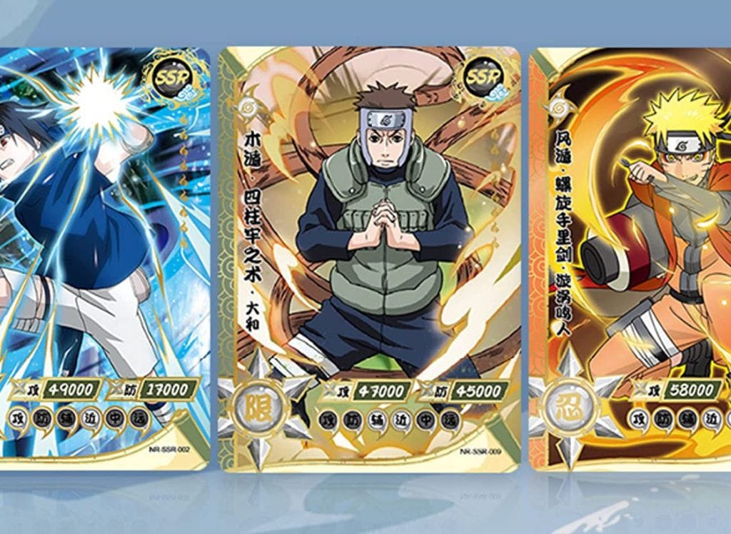 Naruto trading cards