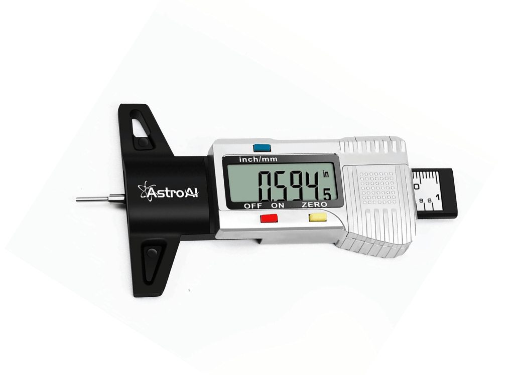 Digital Tire Depth Gauge Take the Guesswork Out of Tire Safety