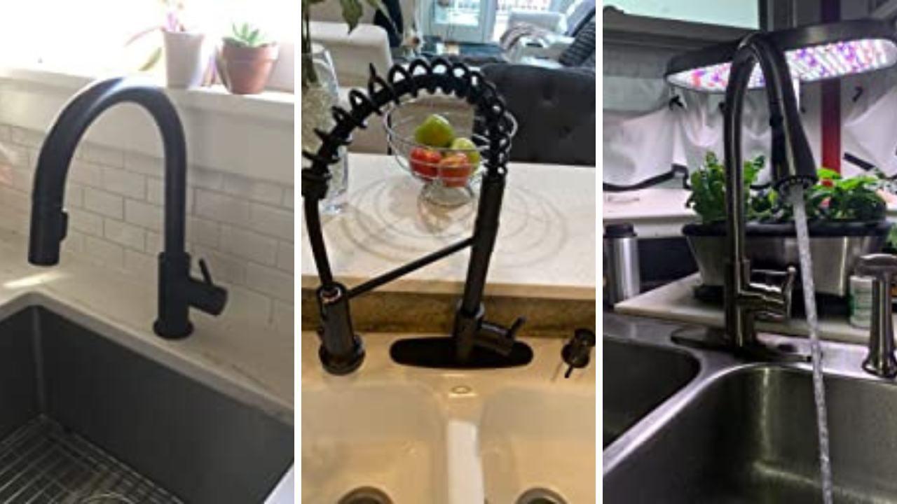 Tried Tested 3 Black Kitchen Faucets Which One   Black Faucets  