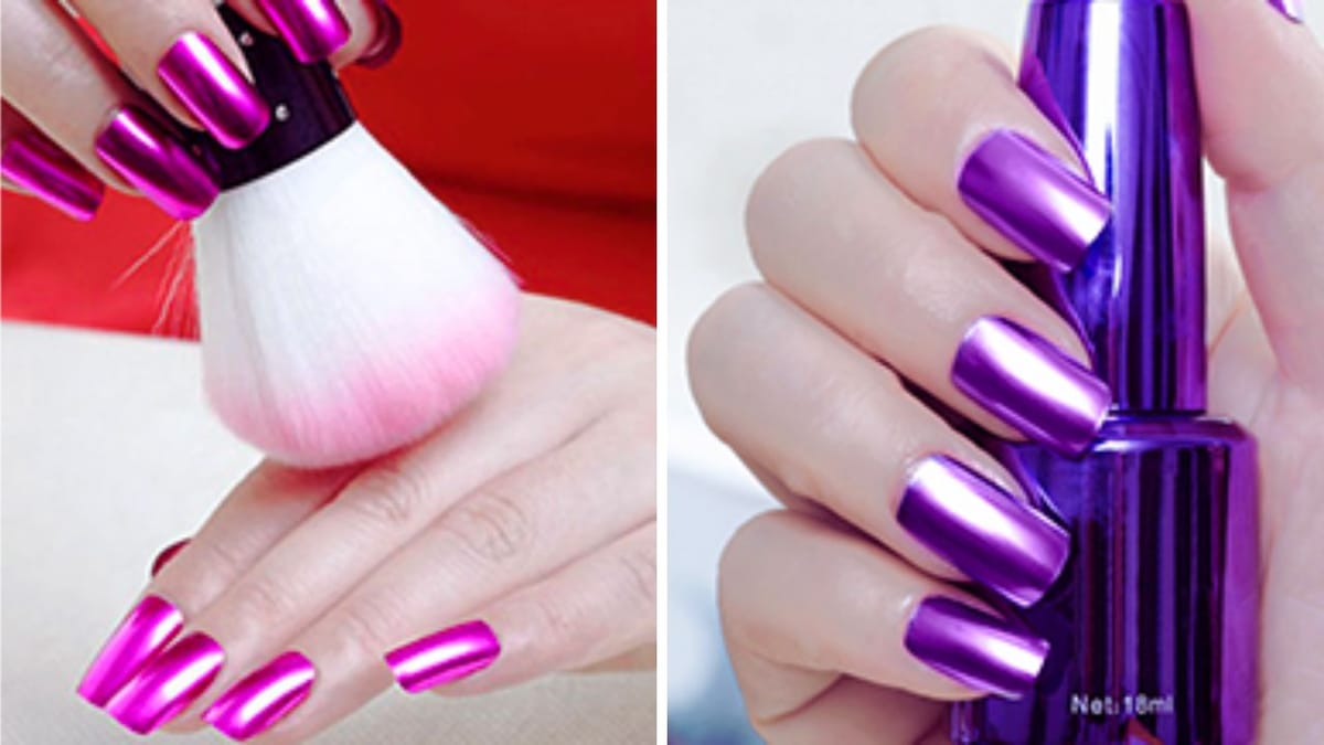 Metallic Nail Polish Shine and Style